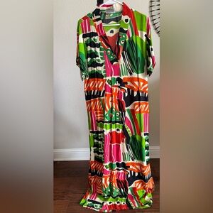 Bel Cazan x Anthropologie Caftan/Maxi dress. Size XS/S.